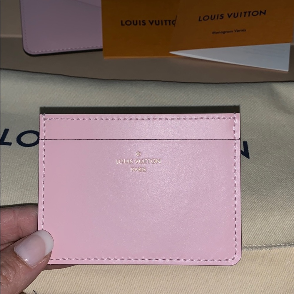 Louis Vuitton Rose Ballerine Card Holder